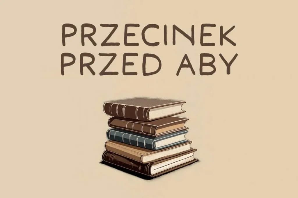 Przecinek przed "aby": Kiedy należy go postawić? Zasady